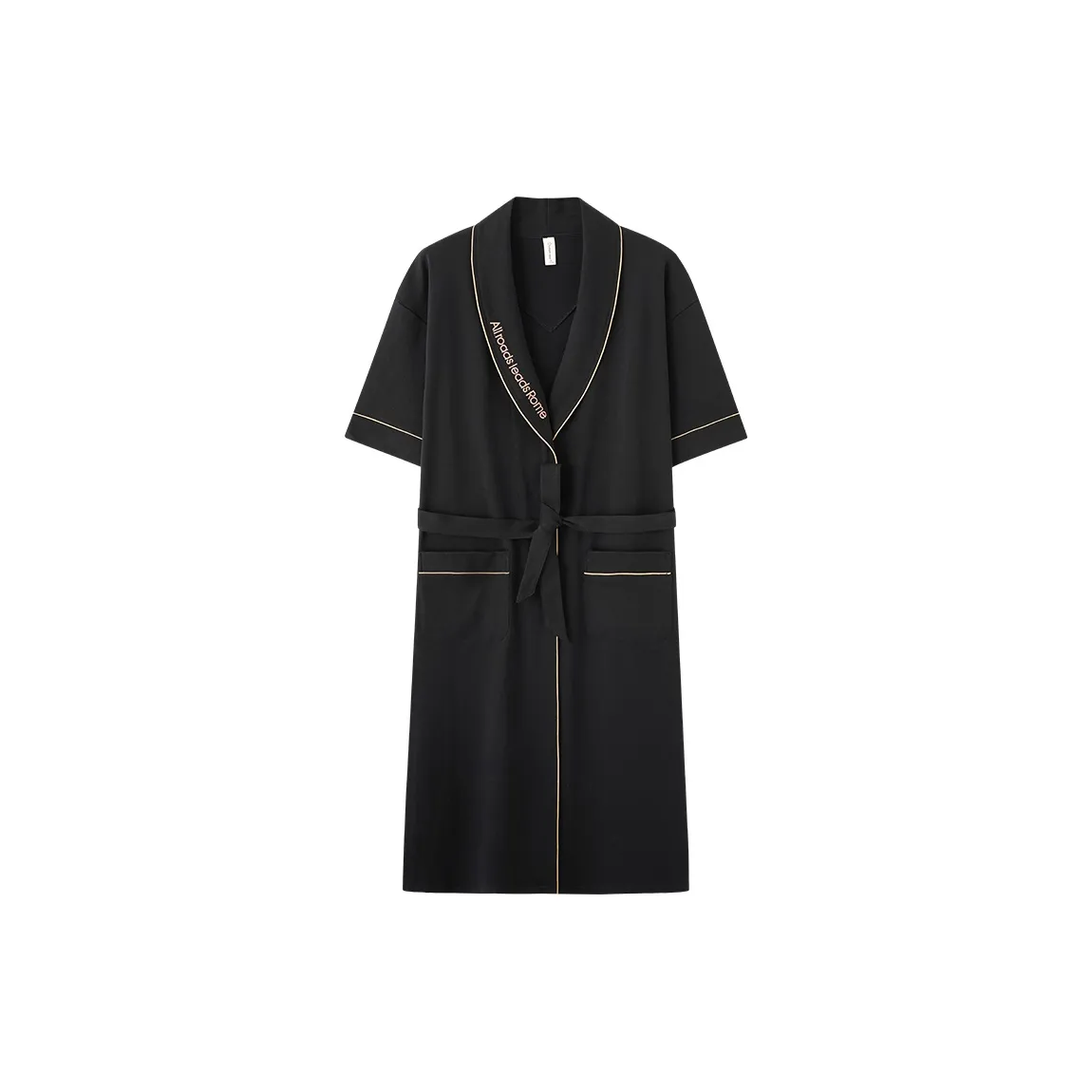 Mulong Family Sleep Robe Men's Black