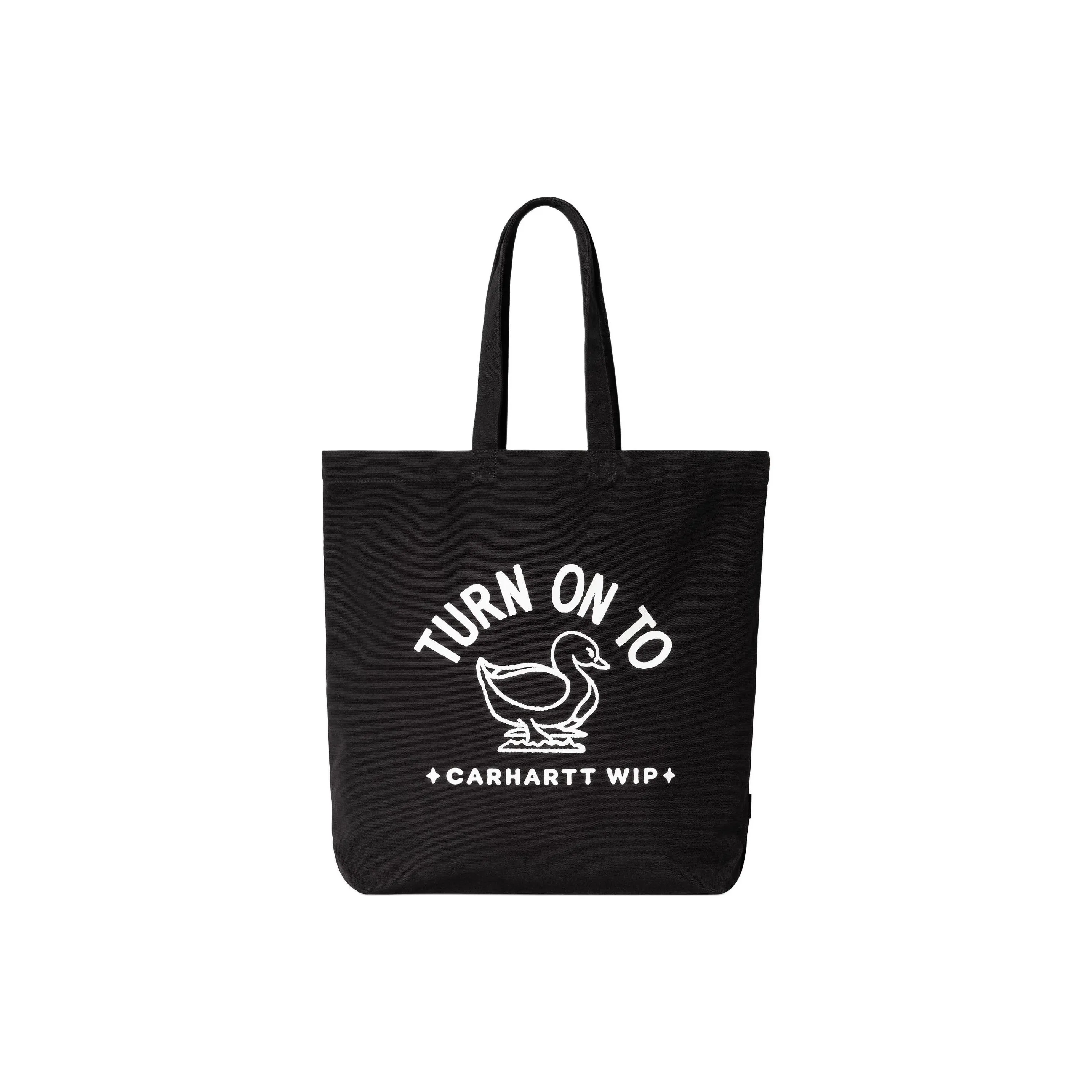 Carhartt WIP Хлопок Тоут Сумка Сумка для покупок Сумка Сумка через плечо Стандартная Унисекс Черная