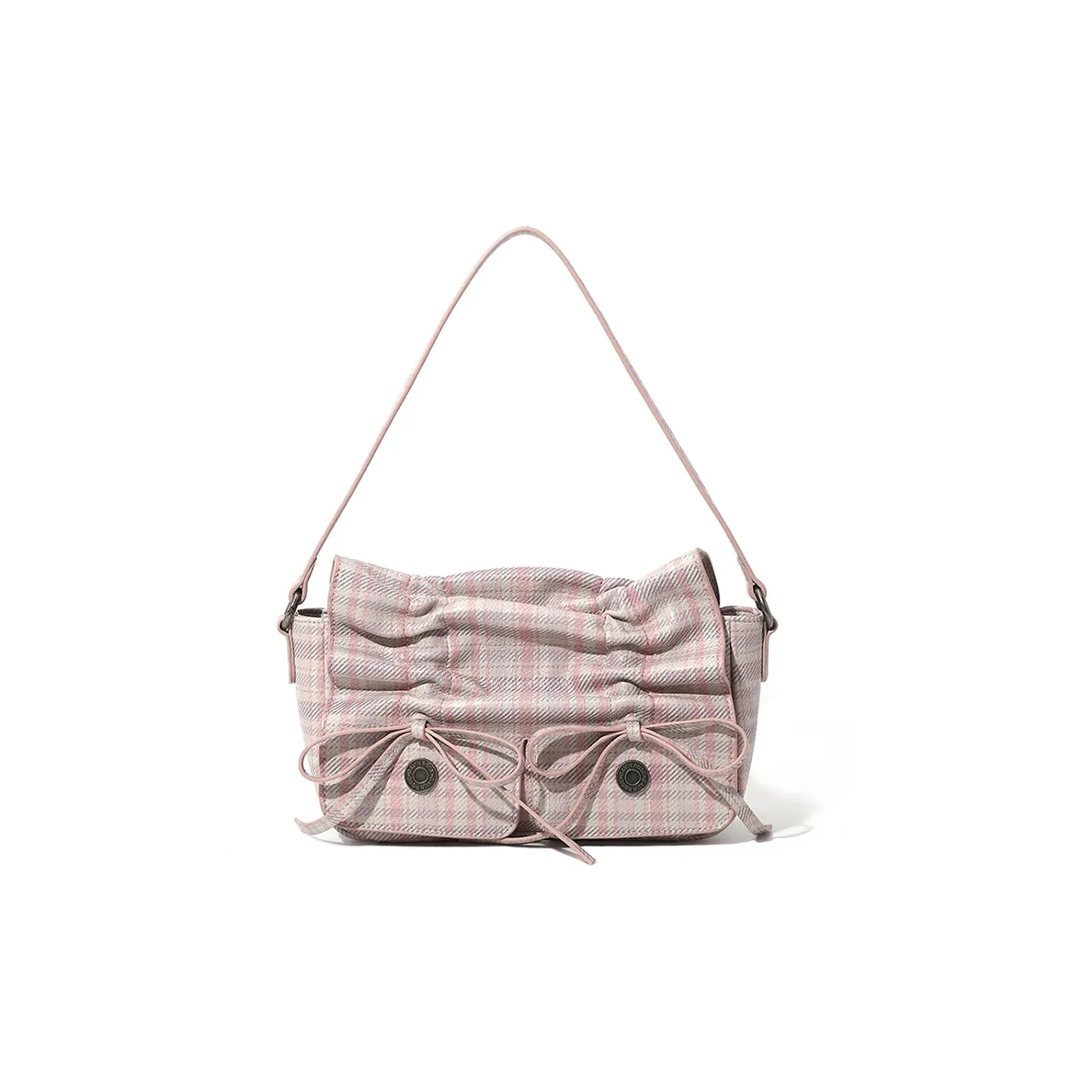 MASTER CANVAS Сумка через плечо из кожи сумка на плечо женская розовая в клетку
