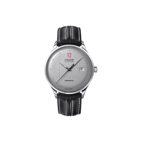 UNION GLASHUTTE/SA Автоматический Механический Движение Унисекс Коллекция Noramins Часы 40mm*15mm*15mm Серый