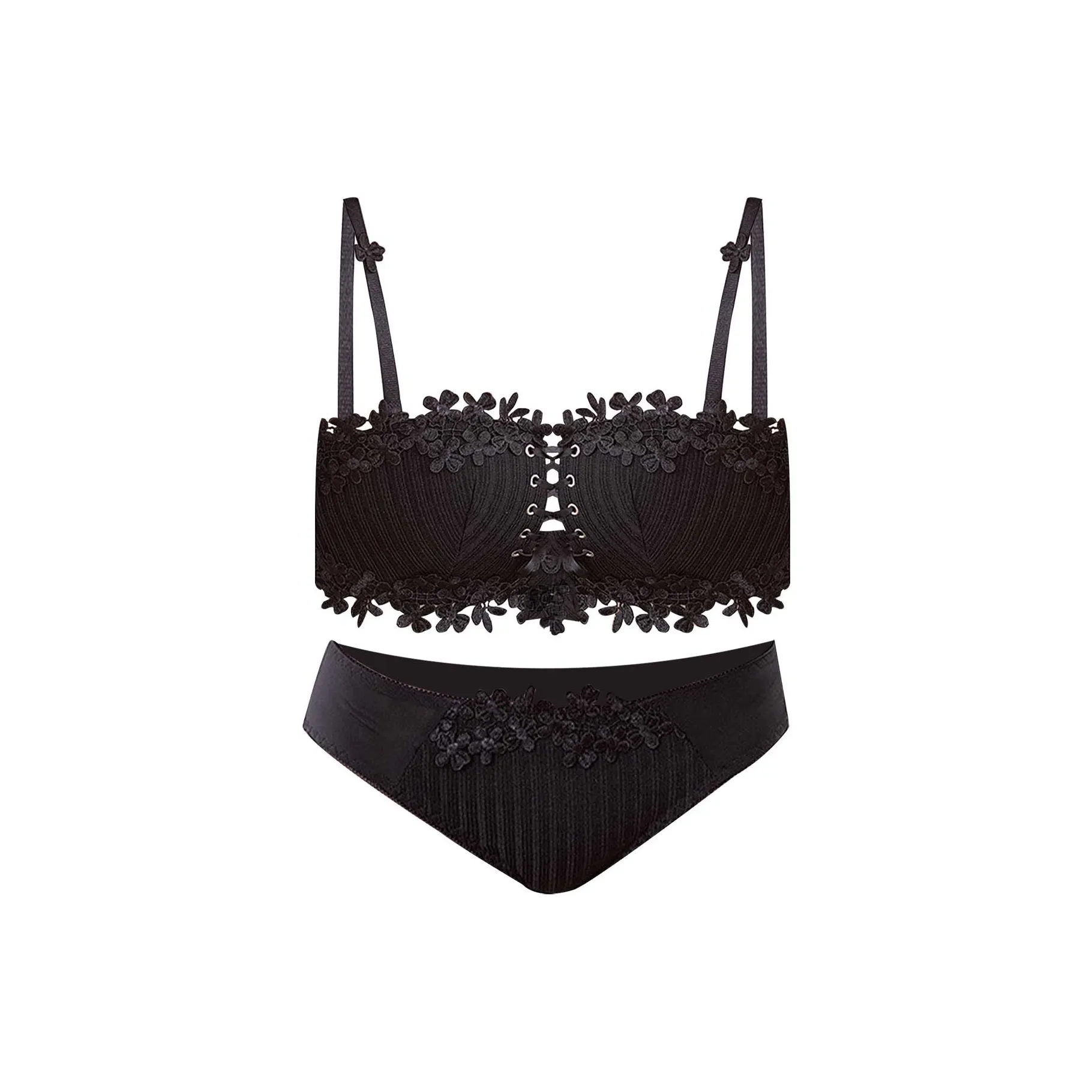 Flowers In Water Underwear Set Women's