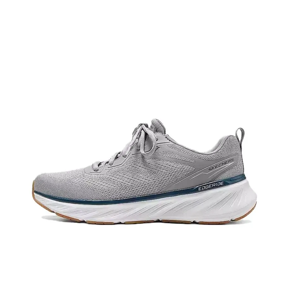 Skechers Sport Anti Slip Wear Resistant Breathable Supportive Rebound Low Top Casual Shoes Men's Gray