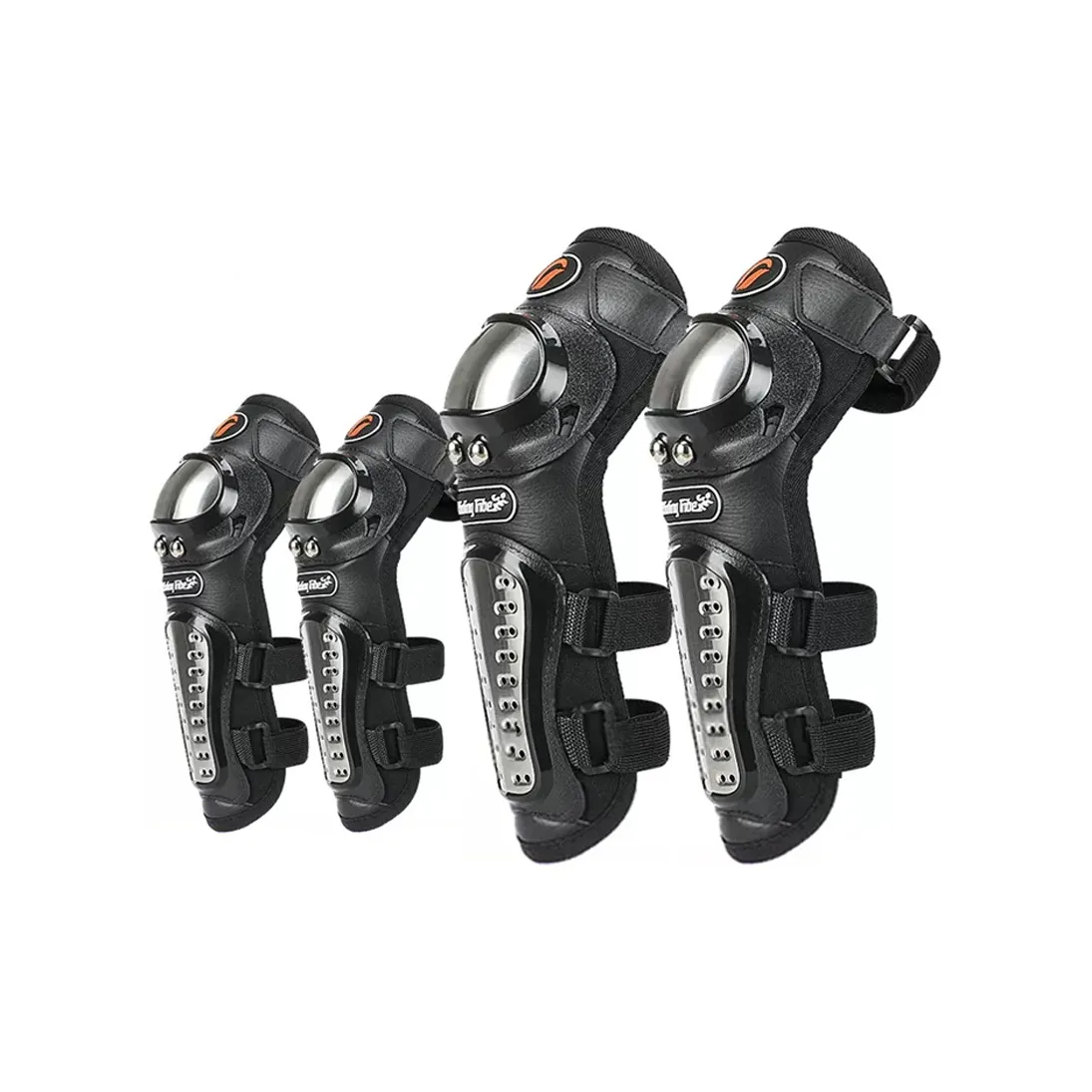 RIDING TRIBE Motorcycle Protective Gear Four Piece Set Knee Protector Elbow Protector