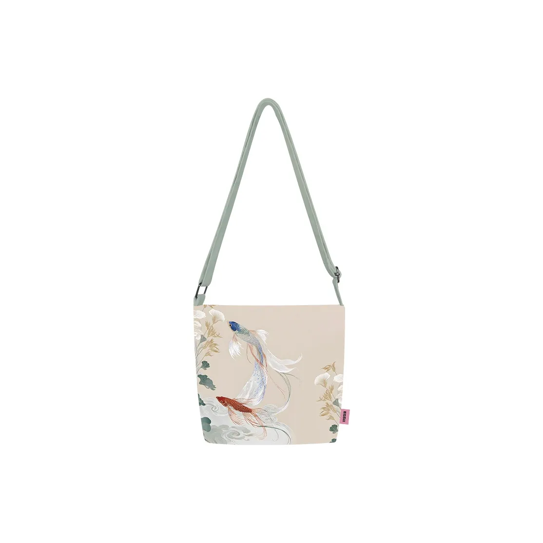 Perfect Styles Diagonal Corn Short Plush Shoulder Bag, Crossbody Bag Medium Size Women's Beige/Red/Blue