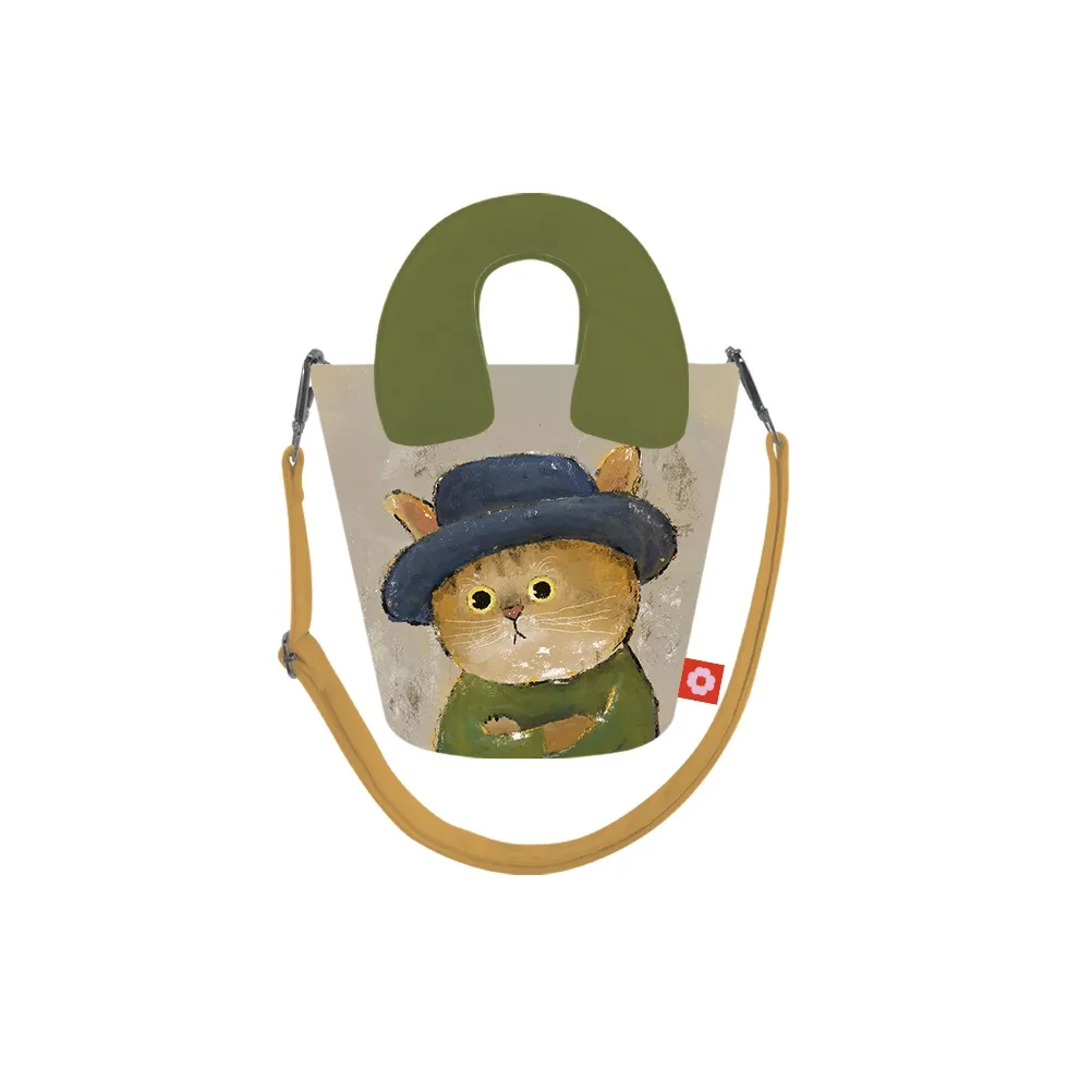 Perfect Styles Мягкий Кошка Story Удлиненная Сумка-ведро Сумка Женская