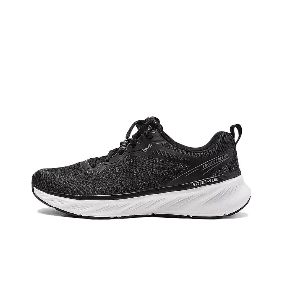 Skechers Sport Anti Slip Wear Resistant Breathable Supportive Rebound Low Top Casual Shoes Men's Black White