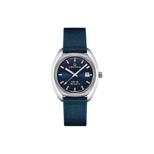 CERTINA Автоматический Механический Movement Мужские Часы 40mm*38mm*12,65mm Синий