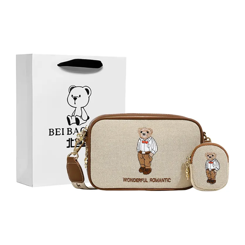 North Pack ПУ (полиуретан) Сшитый Холст Сумка через плечо Женская Хаки