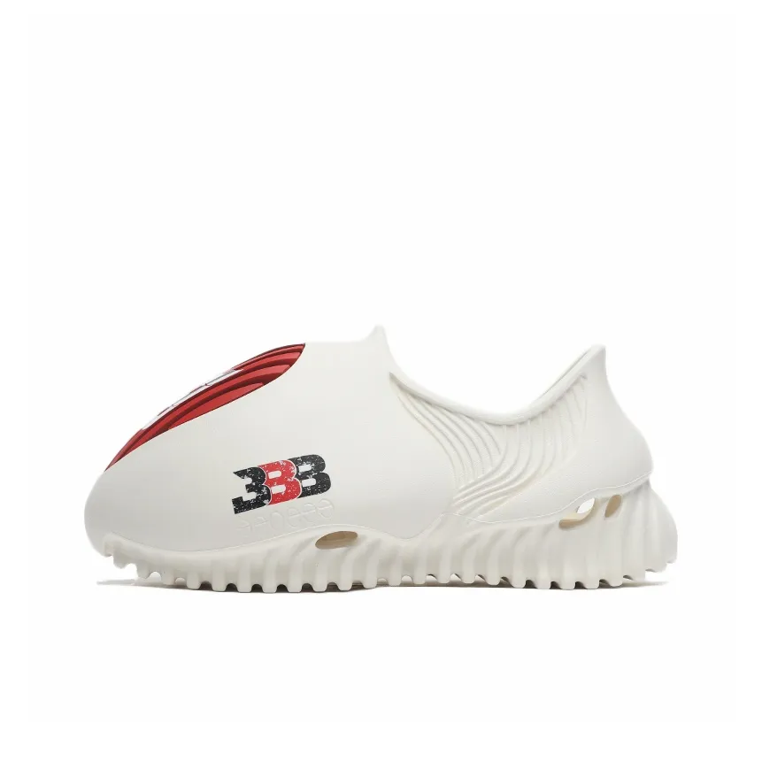 BBB x GENEGG Foam Runner Clogs Unisex White