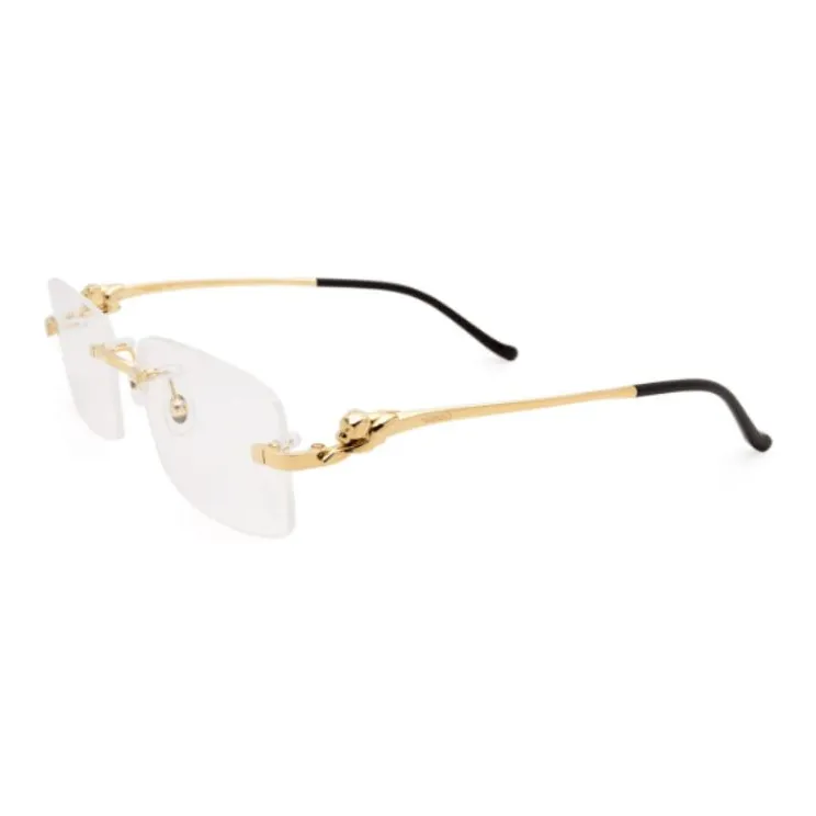 Cartier Rimless Square Frame Glasses