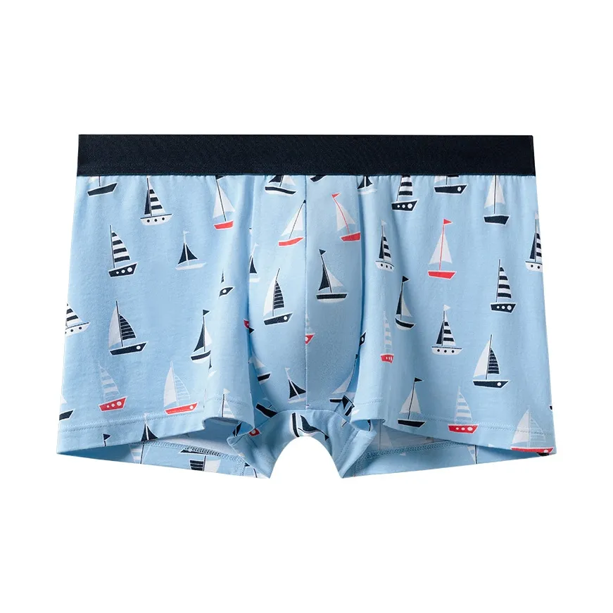 Shuya Underpants Men's 1 Pack Light Blue