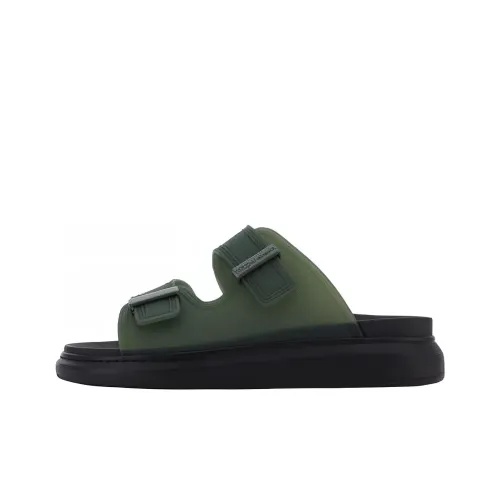Alexander McQueen Hybrid Слипоны Зеленый Мужские