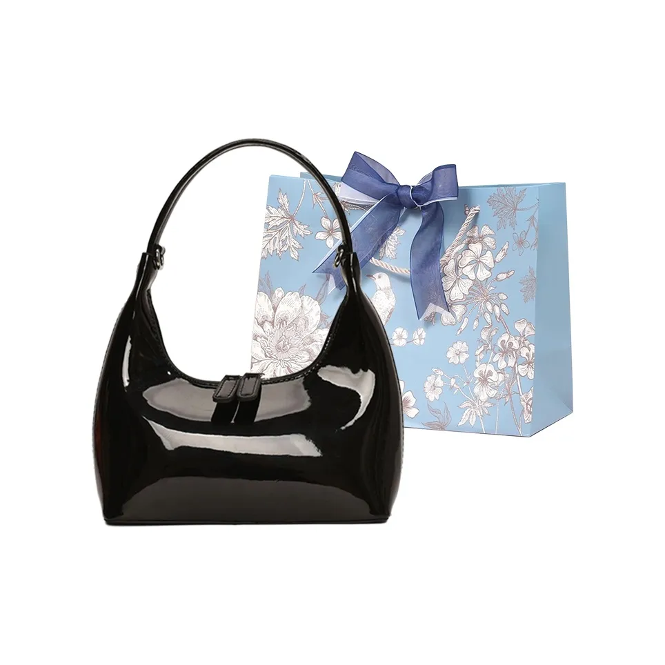 REDOO ПУ (полиуретан) Сумка с молнией сумка через плечо сумка на плечо женская черная белая красная розовая серебряная