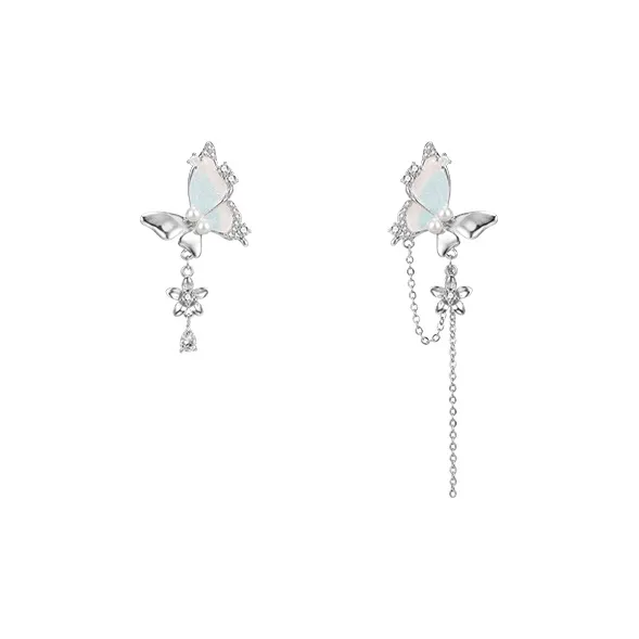 Серьги Mango Ornaments из серебра 925 пробы женские