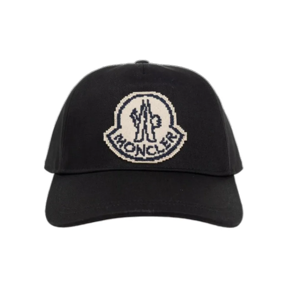 Moncler Logo appliqué Cotton Cap