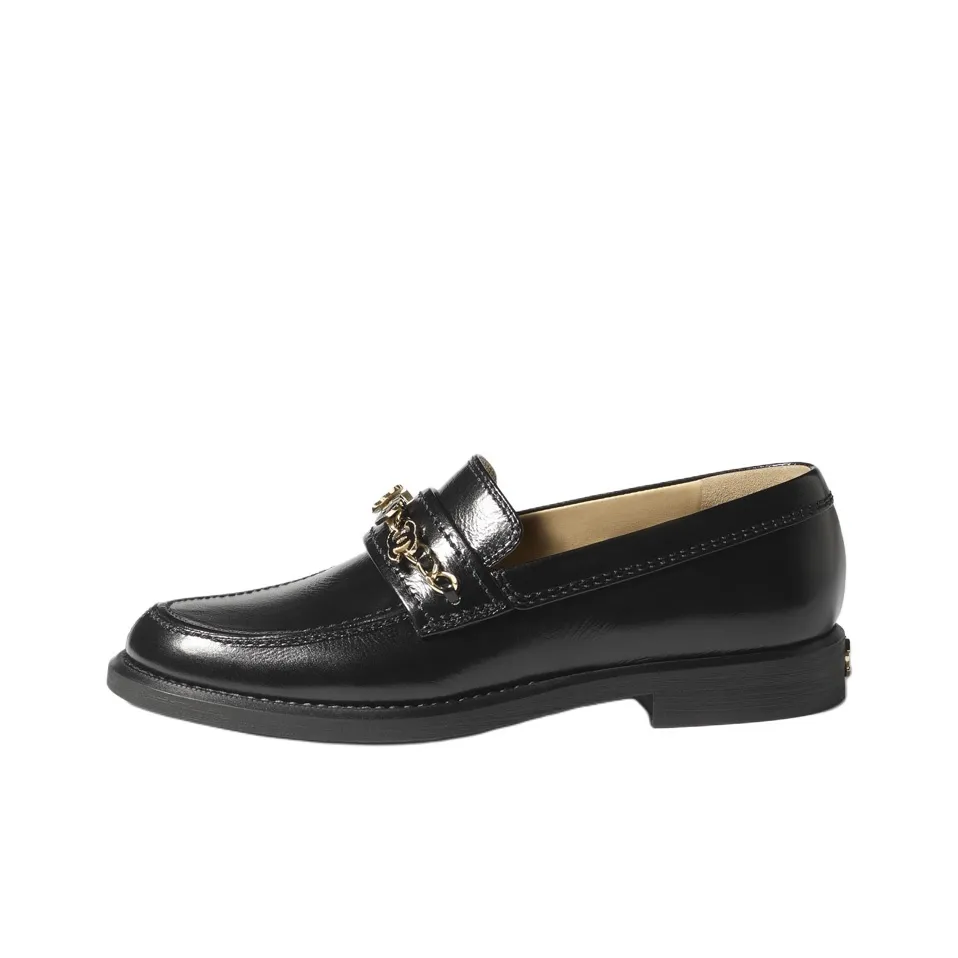 CHANEL Loafers Women's Black