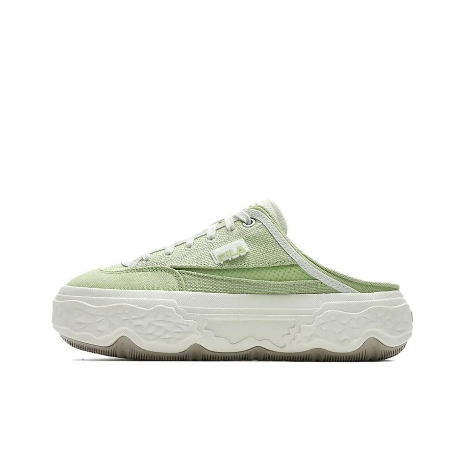 FILA ROCK Mules Low Top Canvas Shoes Women's Margarita Green