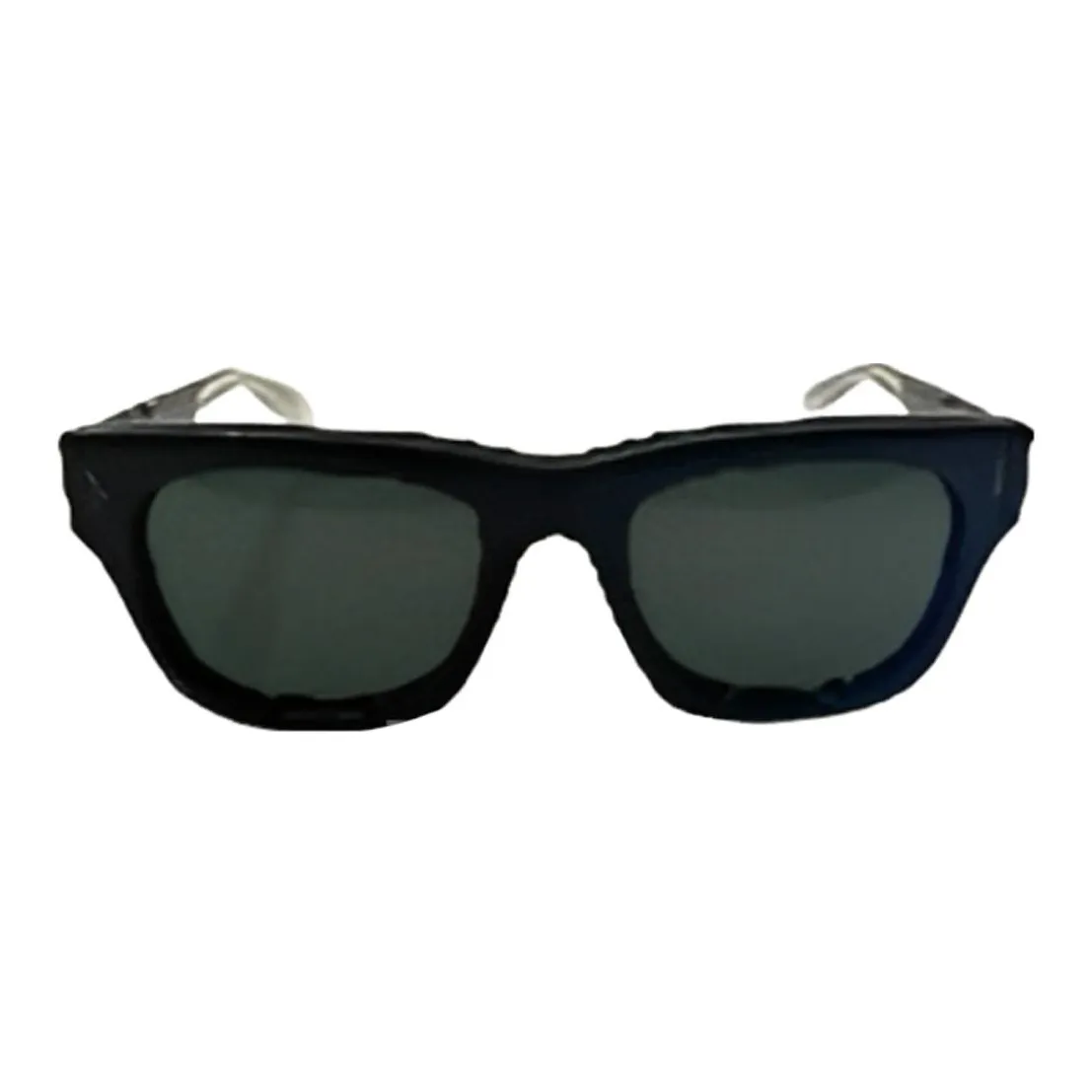 Chrome Hearts Temporarily Out Of Stock Rectangular Sunglasses Unisex Black