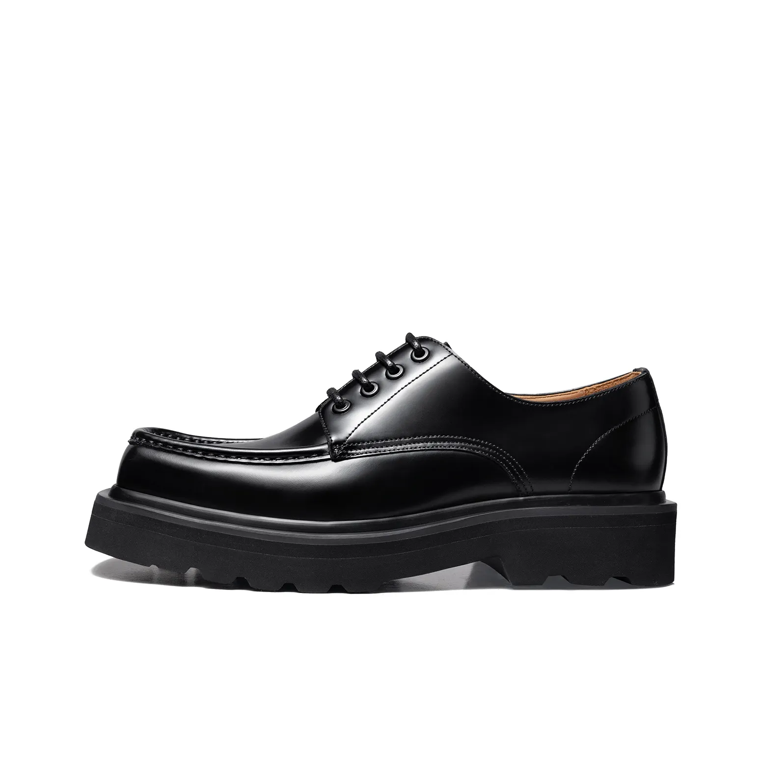 THOM WILLS Trendy Versatile Elegant Derby Shoes Casual Shoes Approx. 4.5cm Men's Black