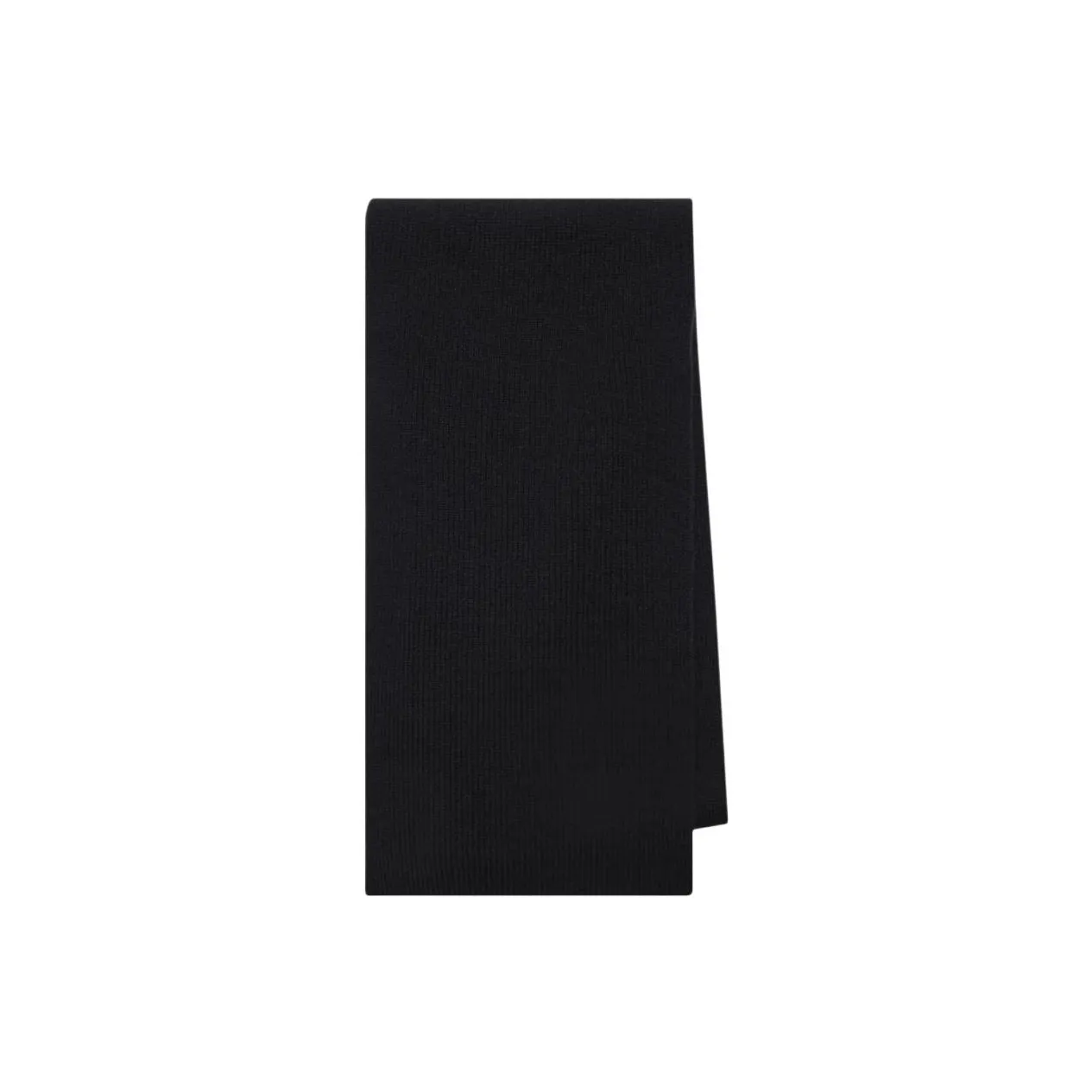THEORY Cashmere Knit Scarves Men's Black