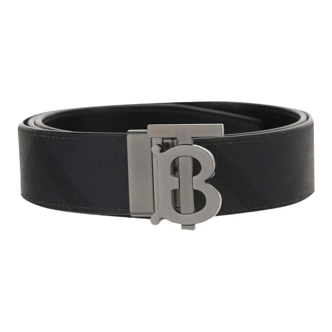 Burberry Monogram Buckle Reversible Belt