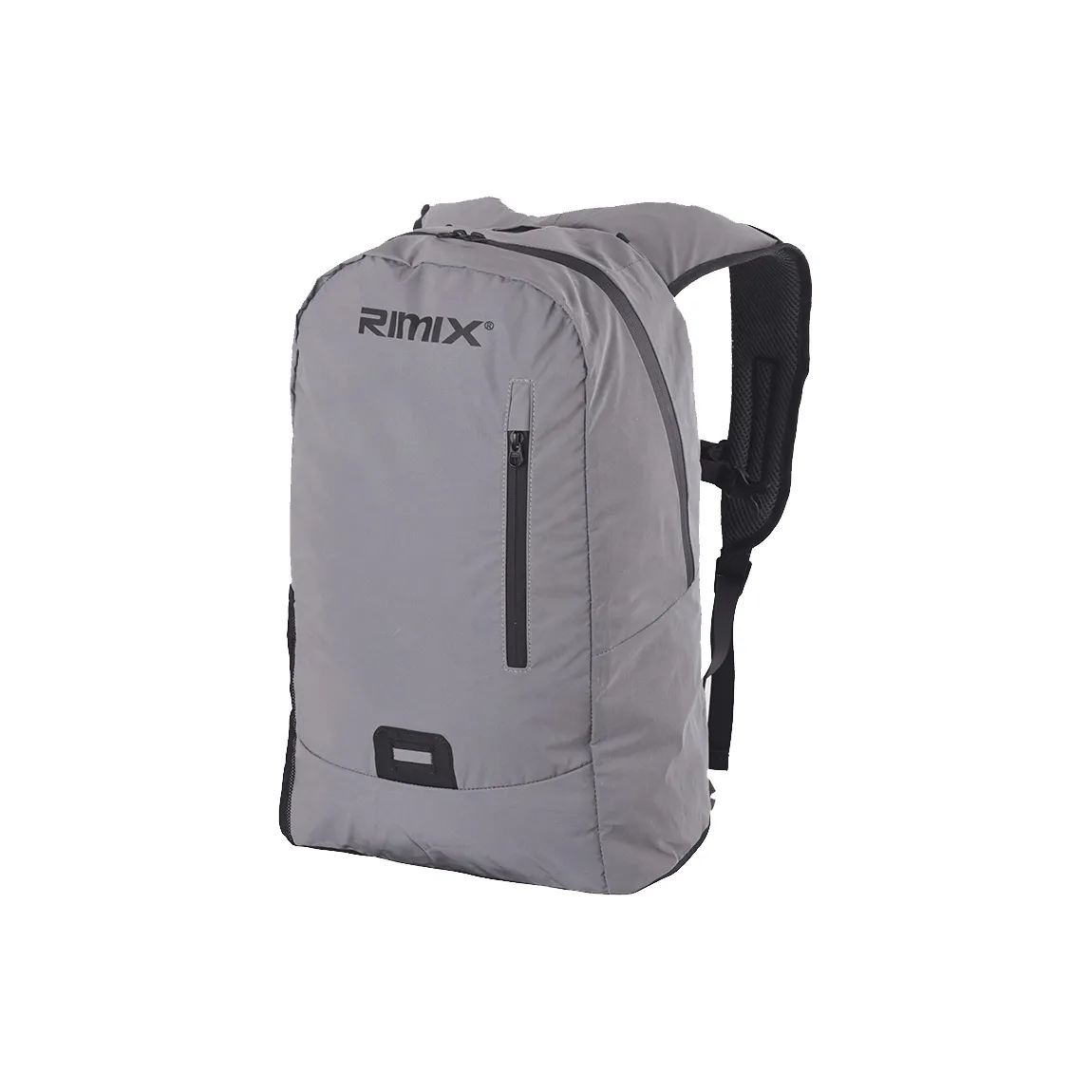 RIMIX Полиэстер Путешествие Велоспорт Безопасность Рюкзак Стандартный Унисекс Серебристо-серый Черный
