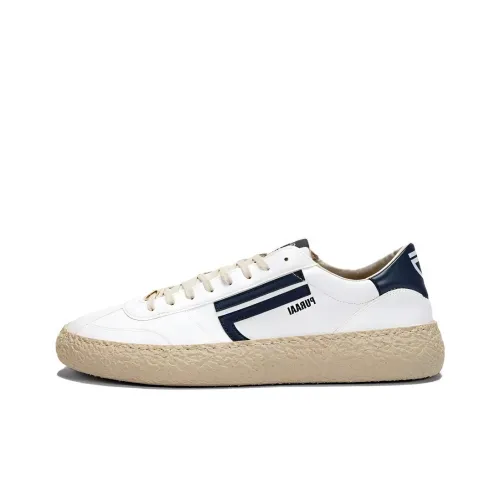 Puraai Кроссовки для скейтбординга Low Top Белый и Синий цвет Унисекс