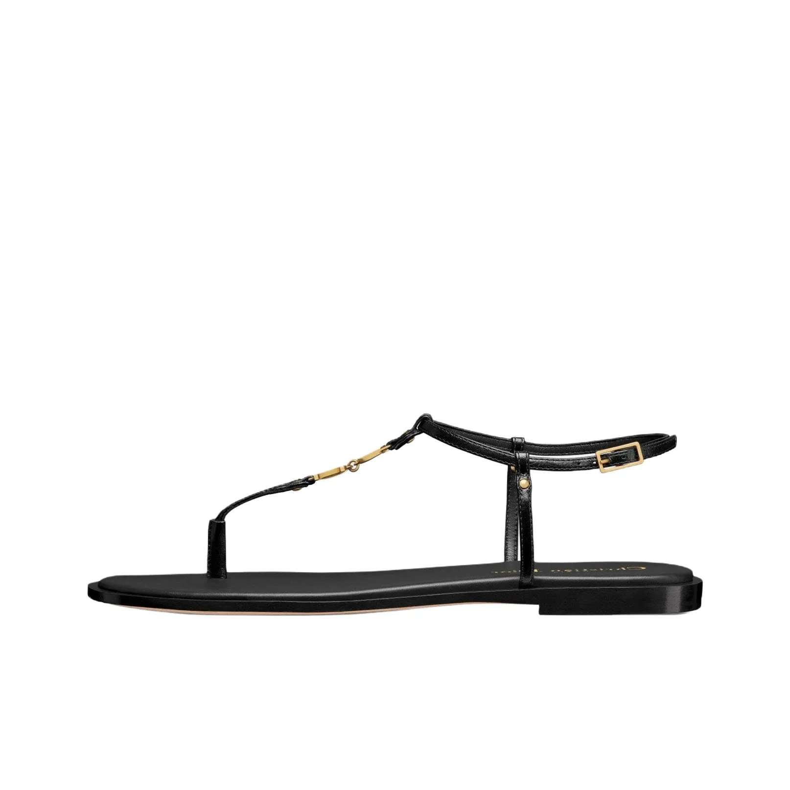 DIOR C'est Dior One Strap Sandals Women's Black