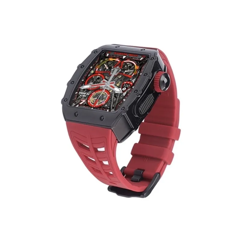 Akkerds Ремешок Apple Совместимость Силиконовый Материал Apple Watch S10 S9 8 7 6 SE 44 мм