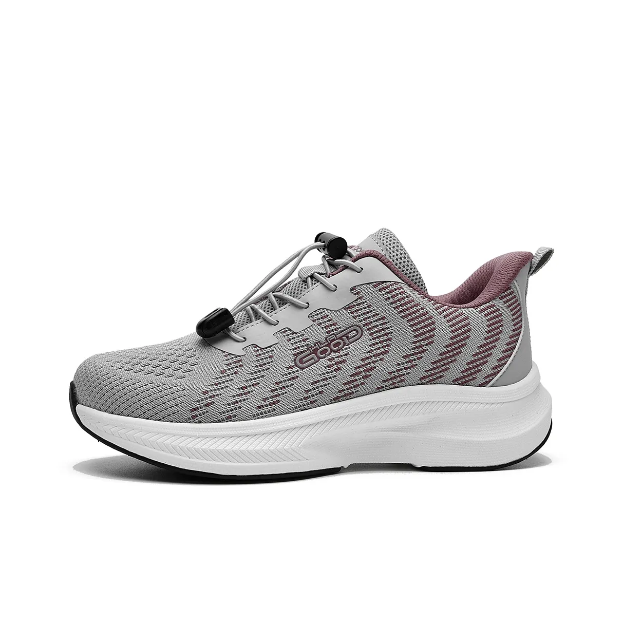 HLA Walking Shoes For Middle-Aged Breathable Soft Sole Slip-Resistant Slip-on Casual Athletic Shoes Women's