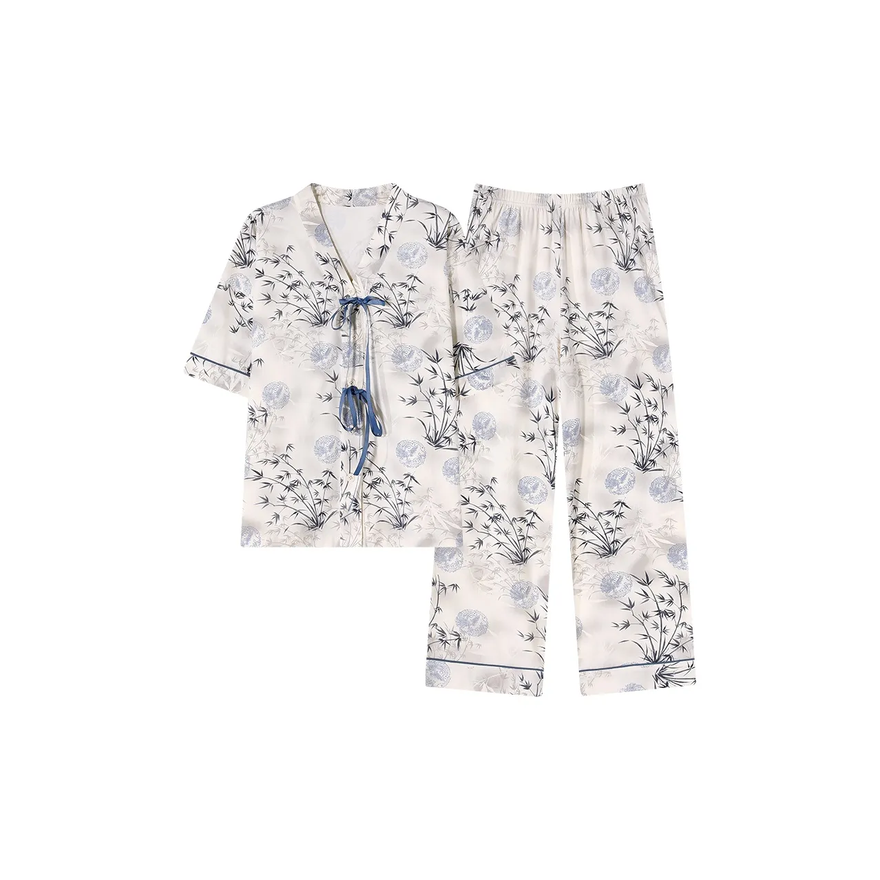 The Story Of The Flower Season Pajama Set Women's Apricot