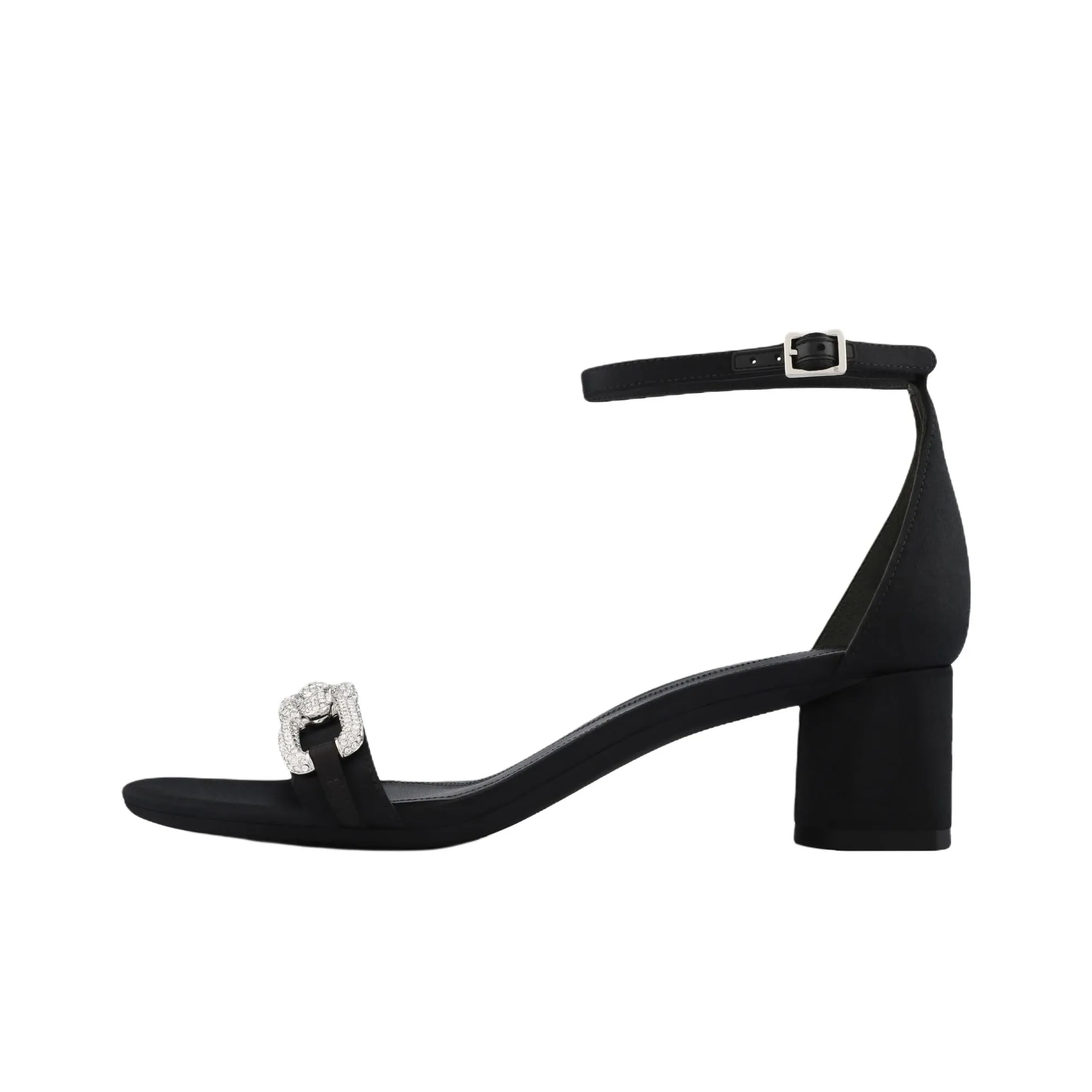 STELLA LUNA One Ремень Сандалии 5 см Женские Черные