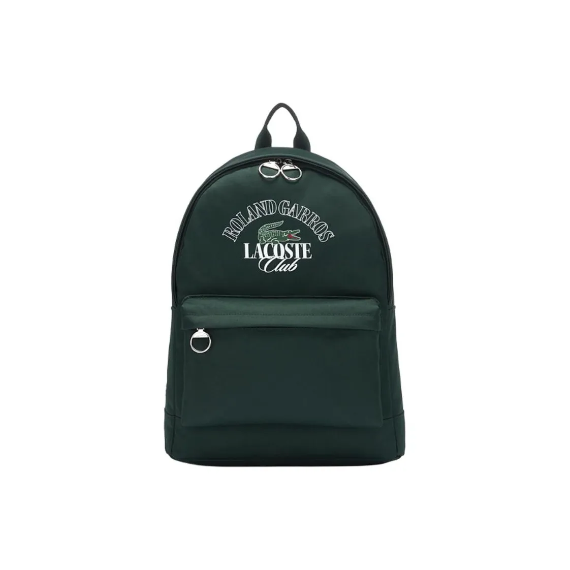 LACOSTE Fabric Backpack Large Size Men's Dark Green