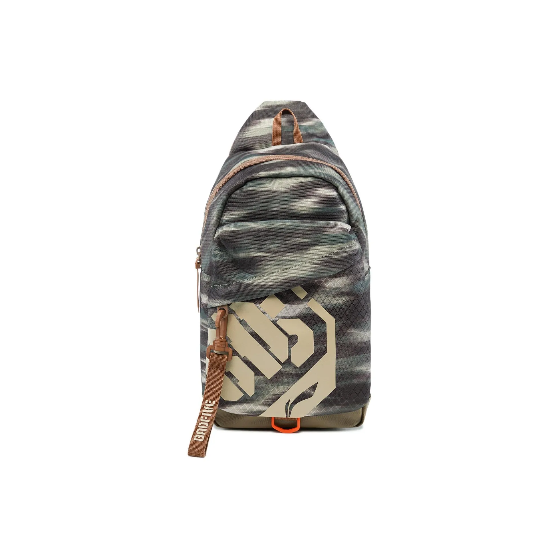 LiNing Polyester Crossbody Bag, Shoulder Bag Unisex Camouflage All Over Print