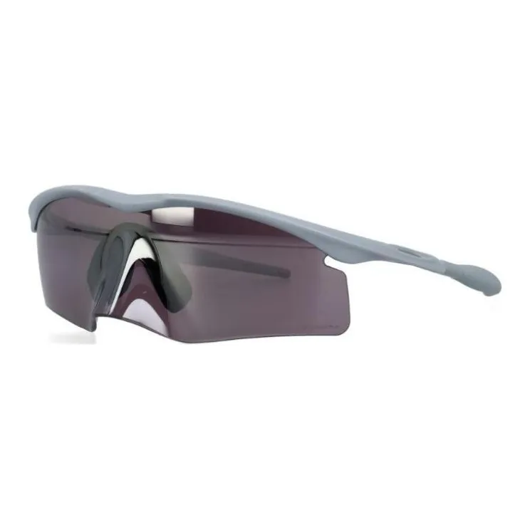 Oakley Acetate Irregular Shape Sunglasses Women's Gray