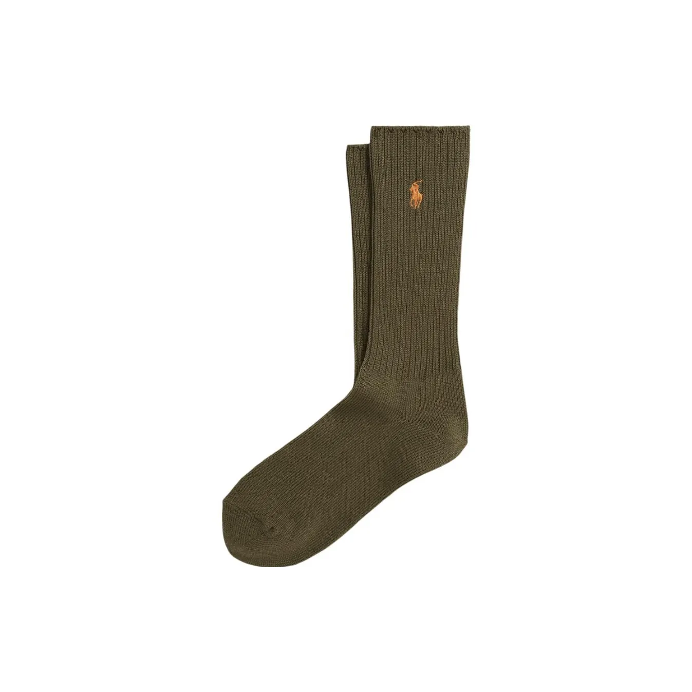 Polo Ralph Lauren SS24 Knee High Socks Men's 1 Pack Olive Green