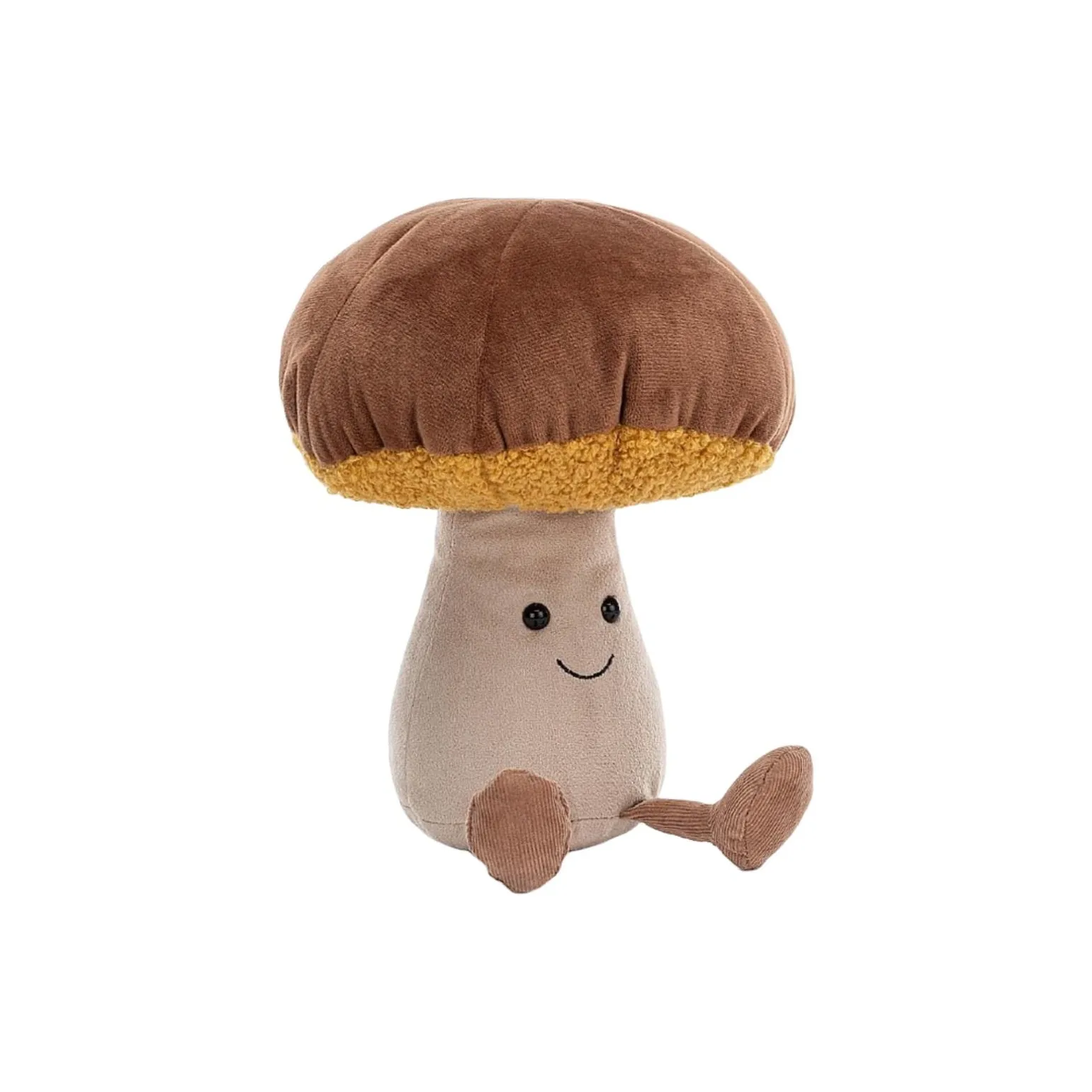 JELLYCAT Fun Food Collection Зонтик Гриб Гриб Проросток Большой Размер Кукла Плюшевая кукла 15CM 25CM Высота
