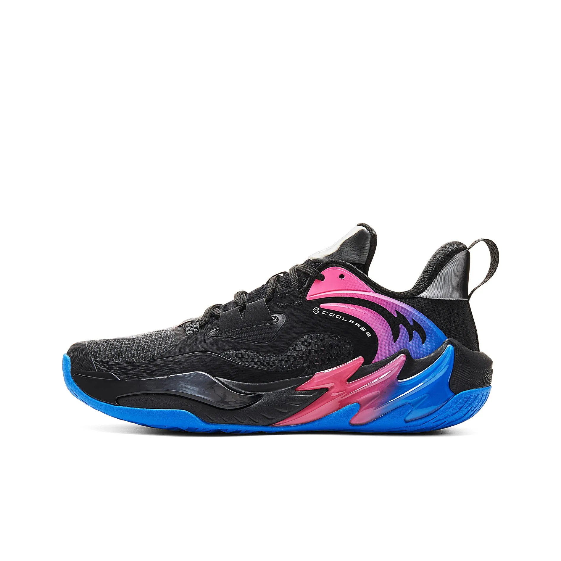 PEAK Basketball Shoes Men's Low top Black/Youth Blue