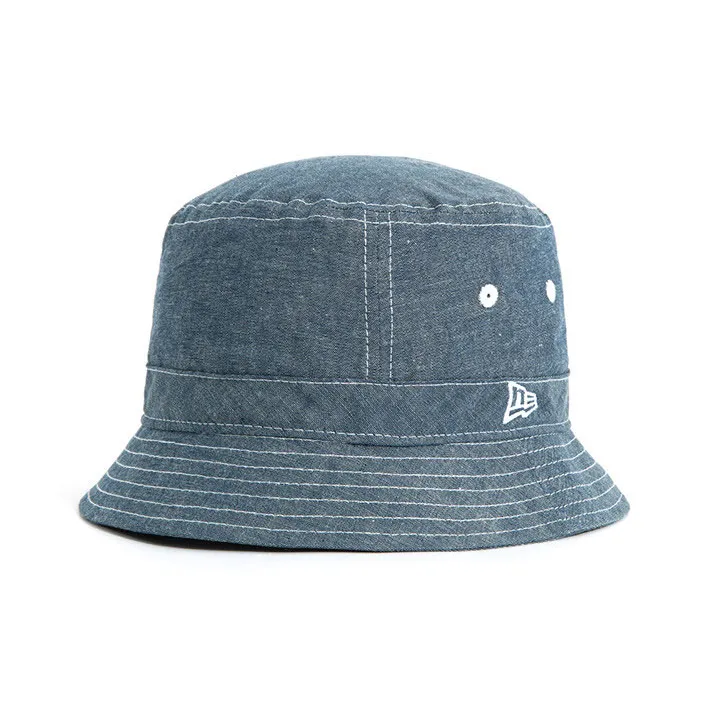 New Era Cotton Bucket Hats Унисекс Синий