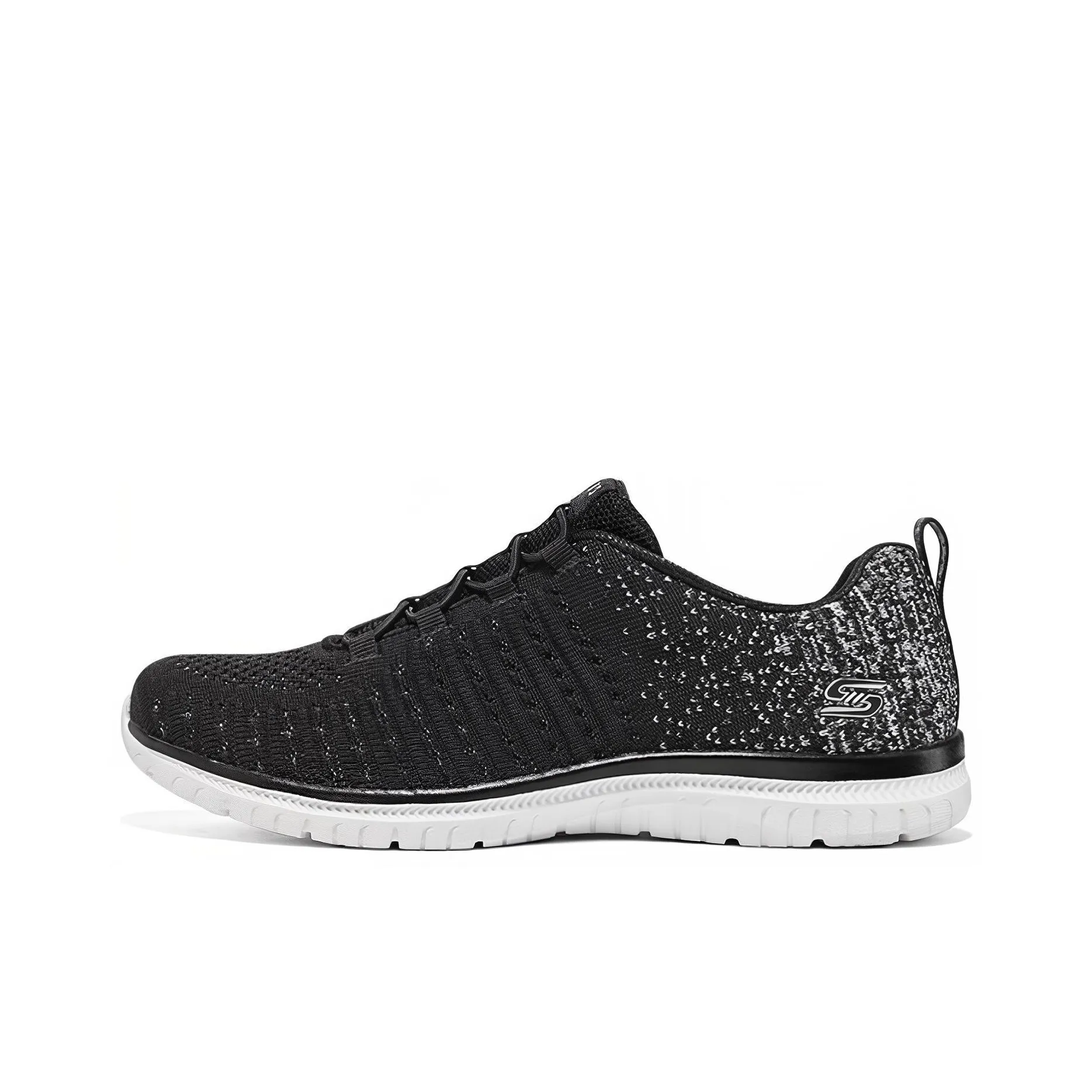 Skechers Low Top Casual Shoes Women's Black White