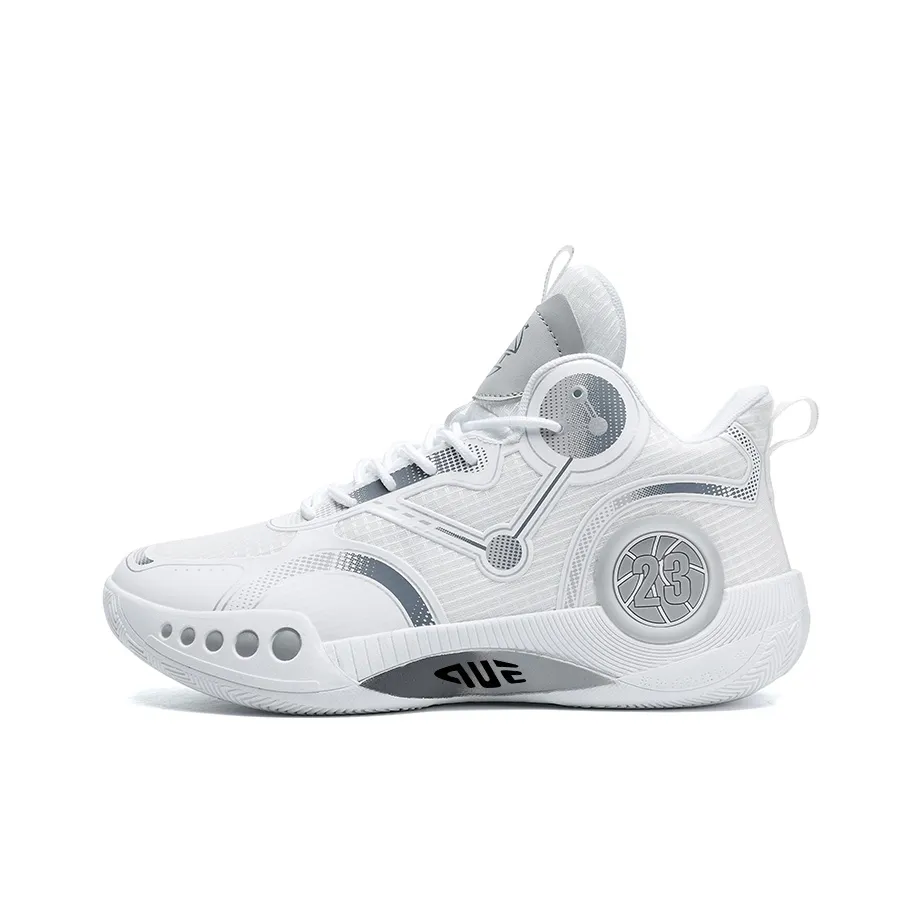 Prince McQueen Anti-Slip Wear-Resistant Mid-Top Basketball Shoes Unisex