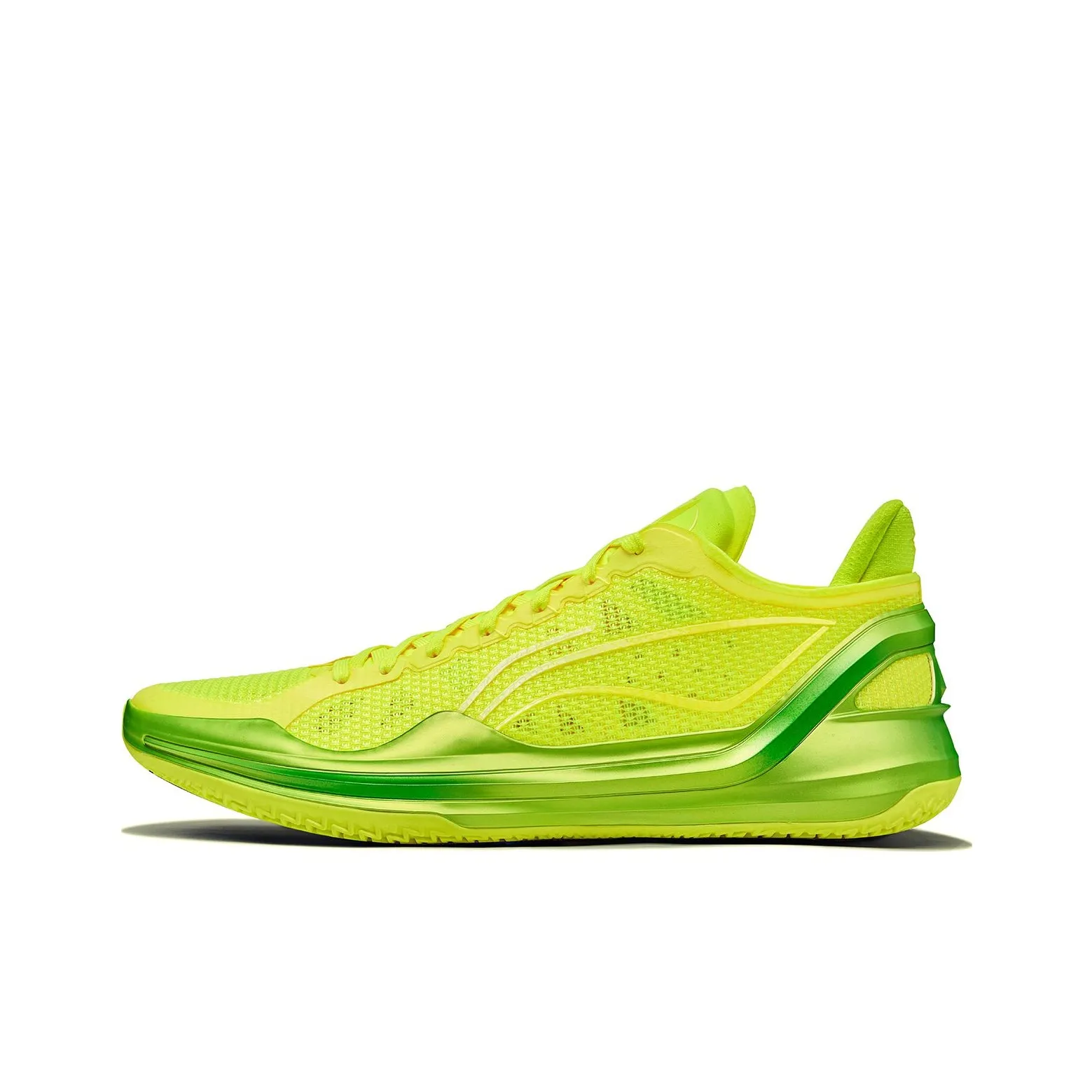 LiNing Blade 4V2 Cushioning Slip Resistant Support Lightweight Rebound Low Top Basketball Shoes Men's Yellow