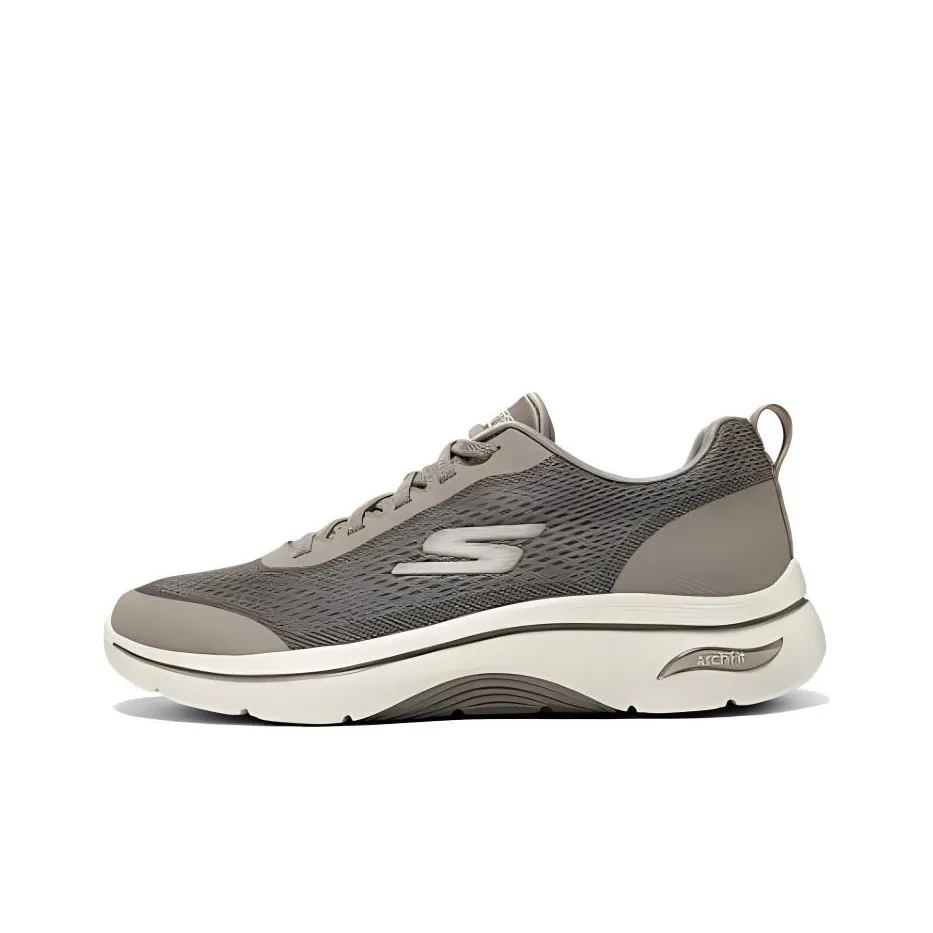 Skechers MEN'S GO WALK Low Top Casual Shoes Men's Khaki