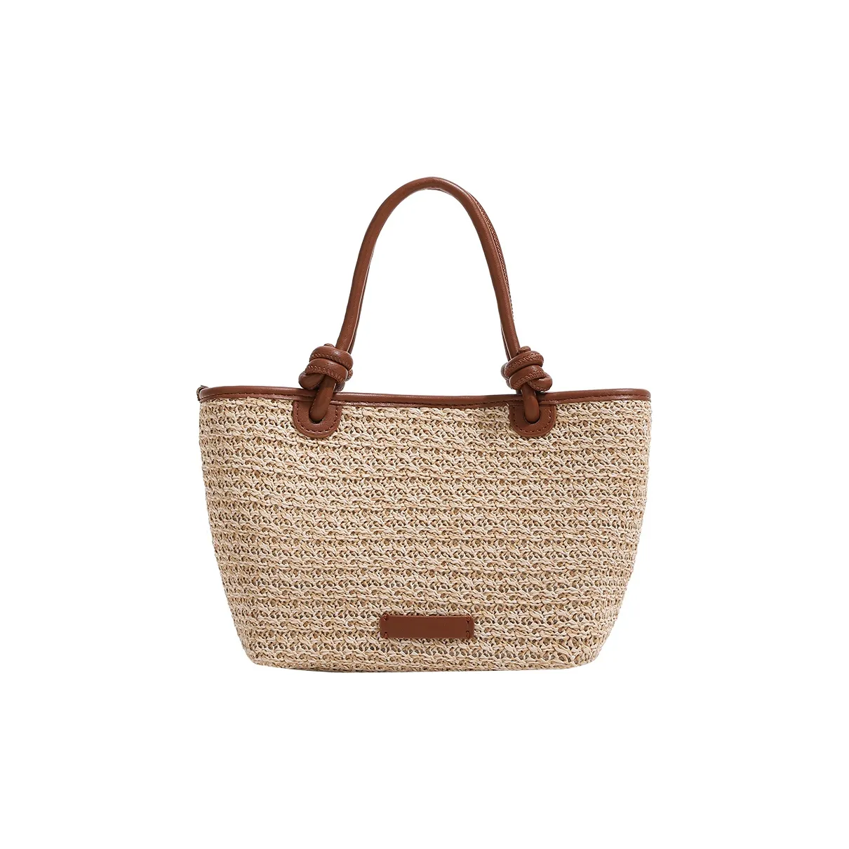 TTaG．baG Плетеная сумка через плечо женская коричневая