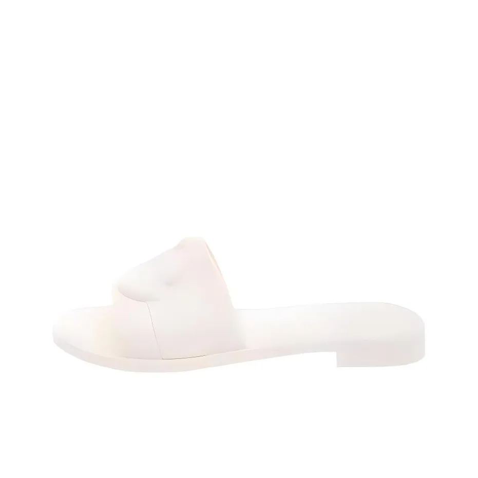 Moncler Logo Embossed Slip On Sandals Women's