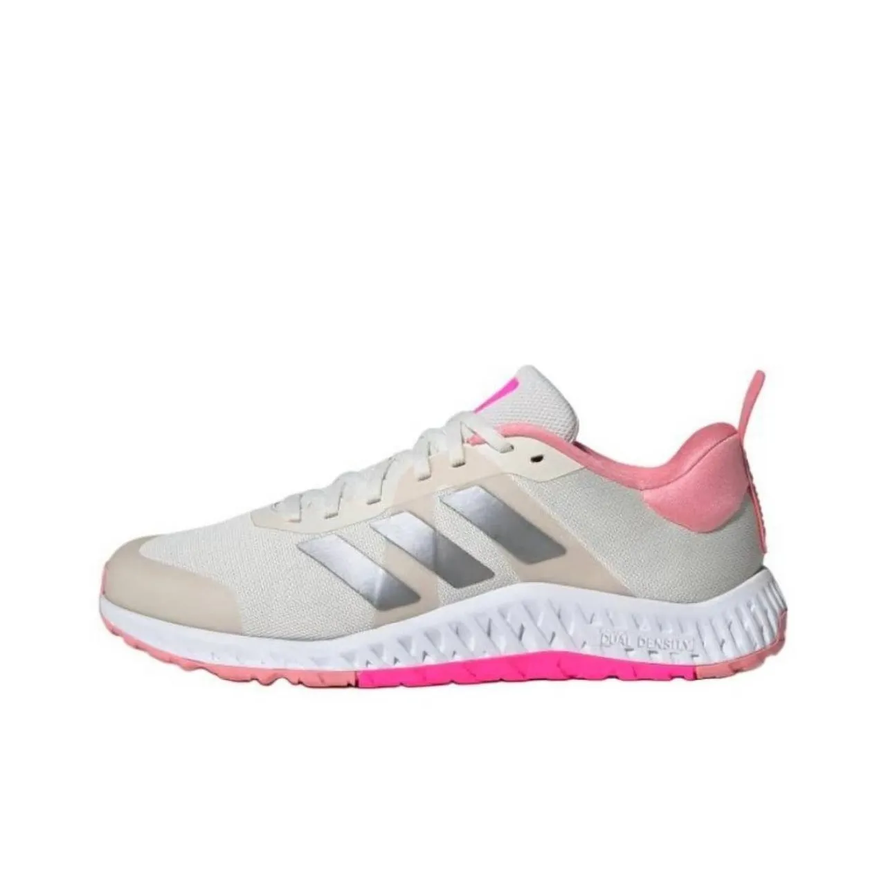 Adidas Everyset Trainer Chalk White Iron Metallic Lucid Pink Women's