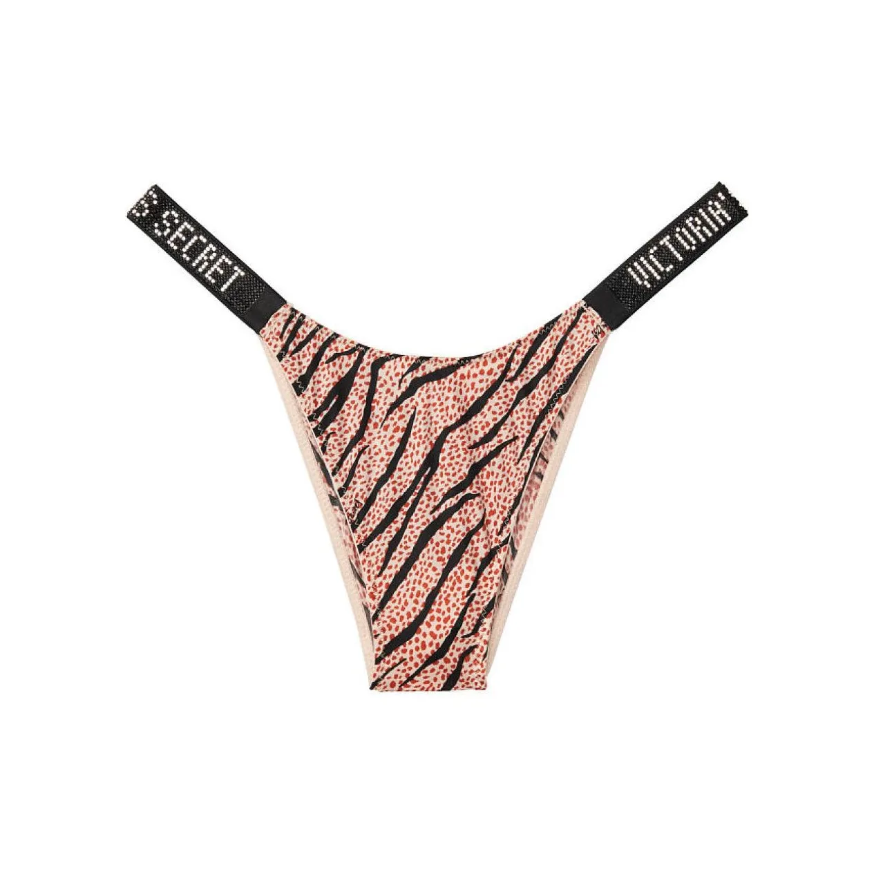 Victoria's Secret VERY SEXY Underpants Women's 1 Pack Champagne Zebra Print