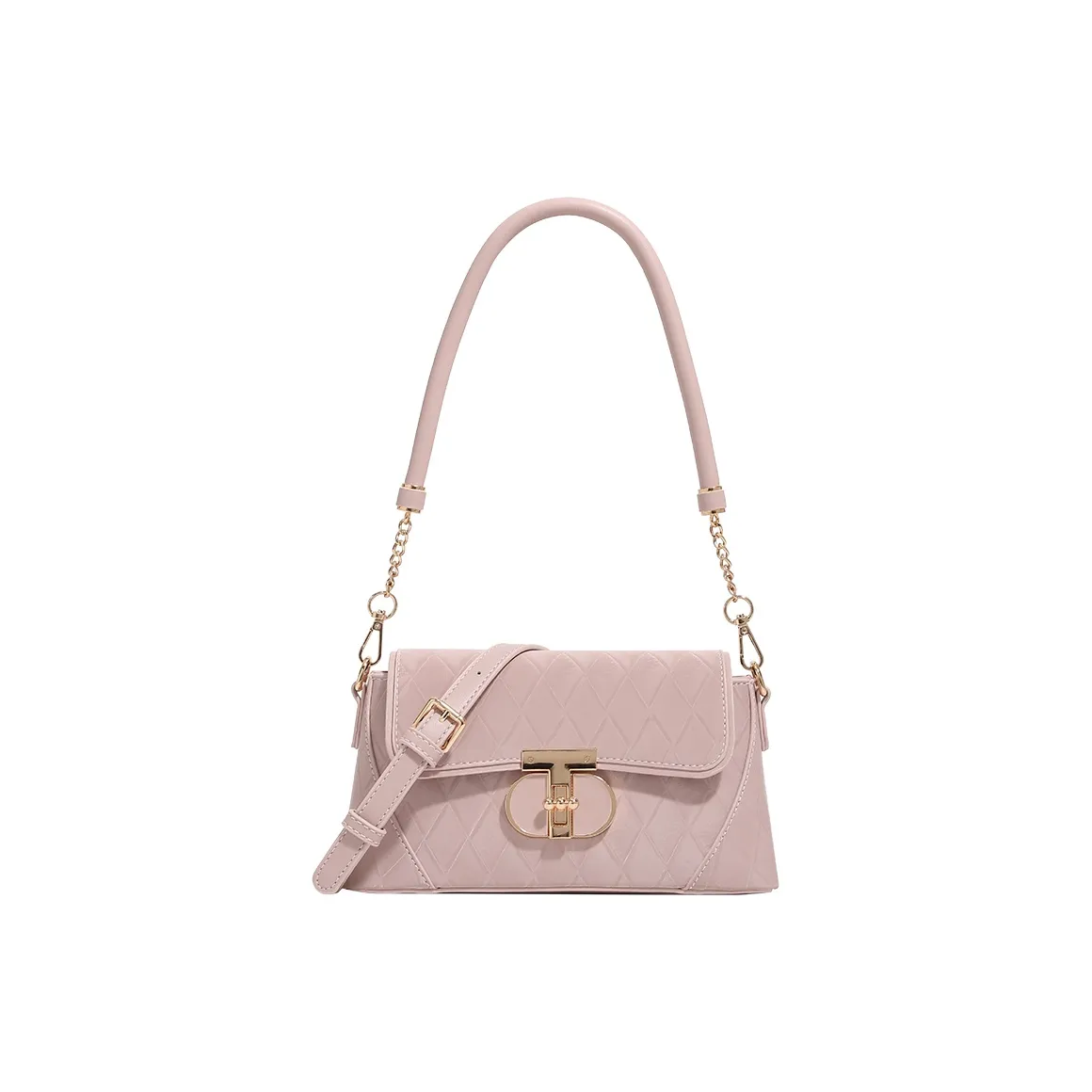 TTaG．baG Сумка через плечо из искусственной кожи женская сумка розовая экрю фиолетовая