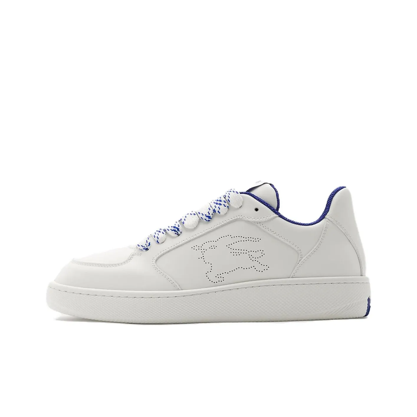 Burberry Stock Low Top Skateboard Shoes Women's White