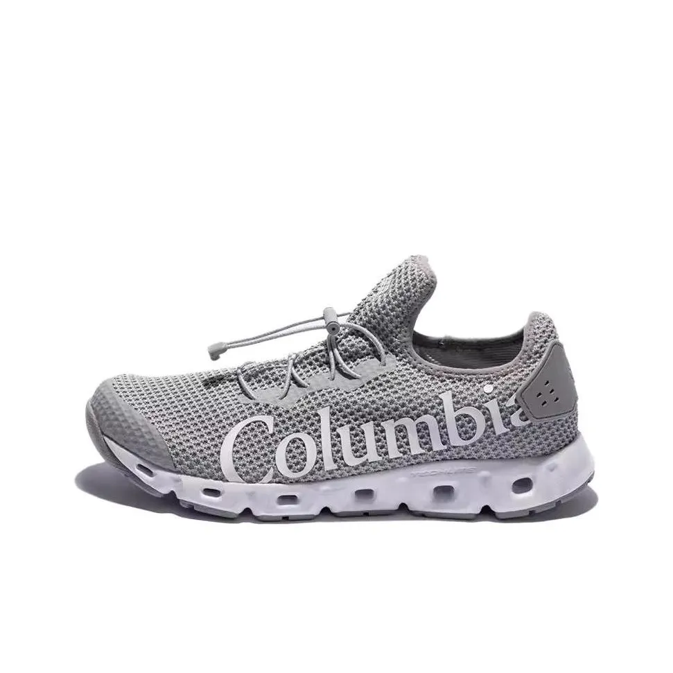 Columbia TURBO VENT 2 Slip Resistant Breathable River Trekking Shoes Men's Gray